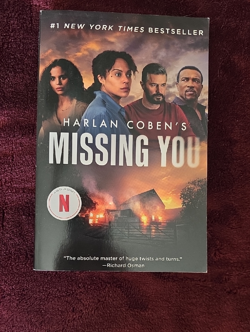 Harlen Coban's Missing You - Paperback Book (Black, Red)
